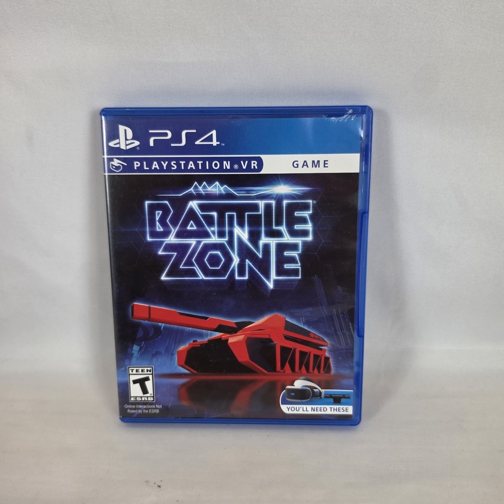 Battlezone Sony PlayStation 4 PS4 PSVR VR Game CIB Tested Complete RIGS Insert